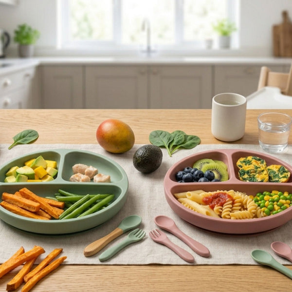 Best Silicone Baby Plates UK: 3-Section vs 4-Section Compared