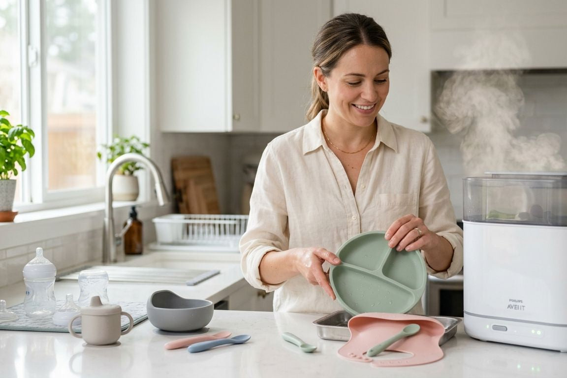How to Sterilise and Clean Silicone Baby Products