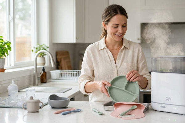 How to Sterilise and Clean Silicone Baby Products