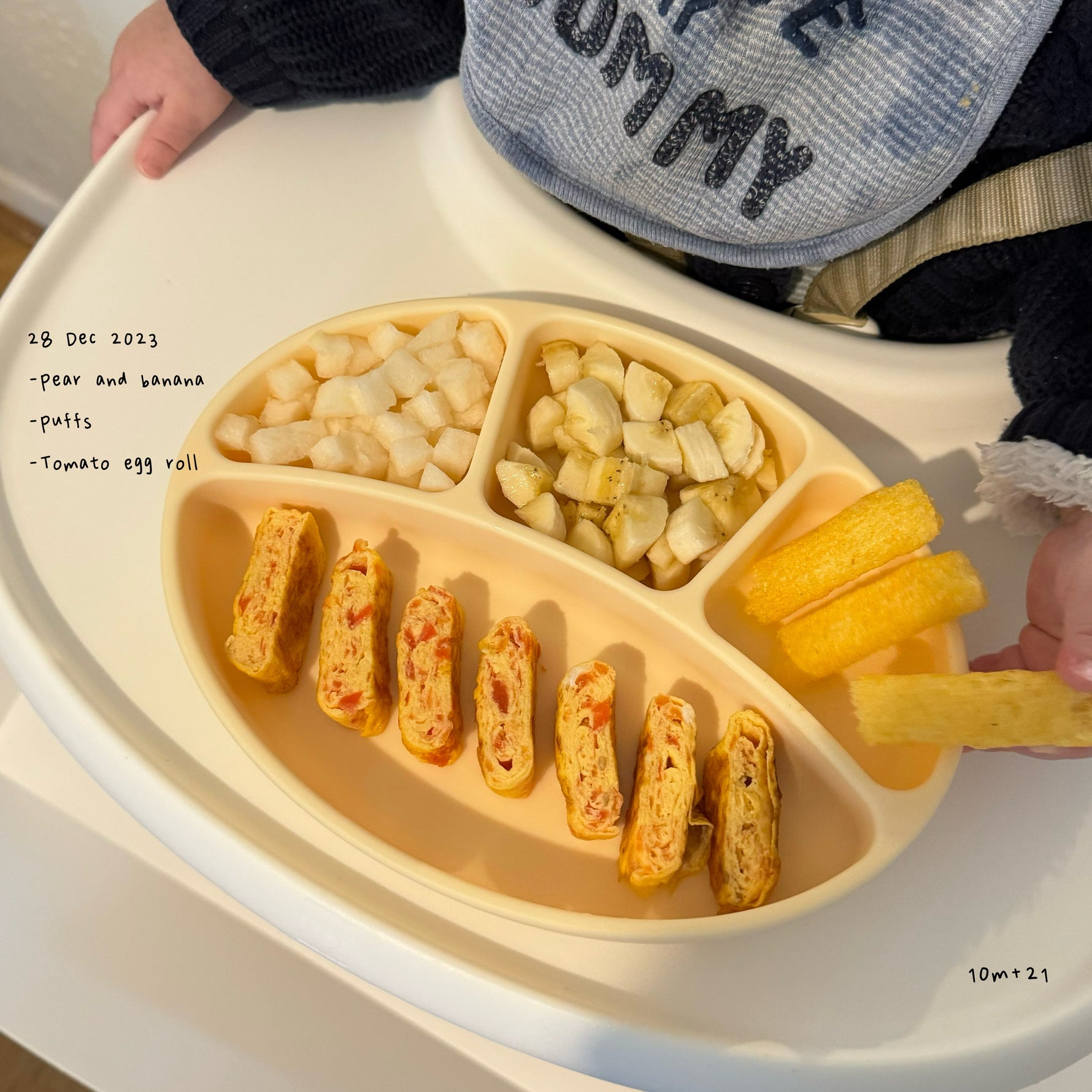 Loomie Daily Meal #13 – 10m Simple Flavors & Soft Bites