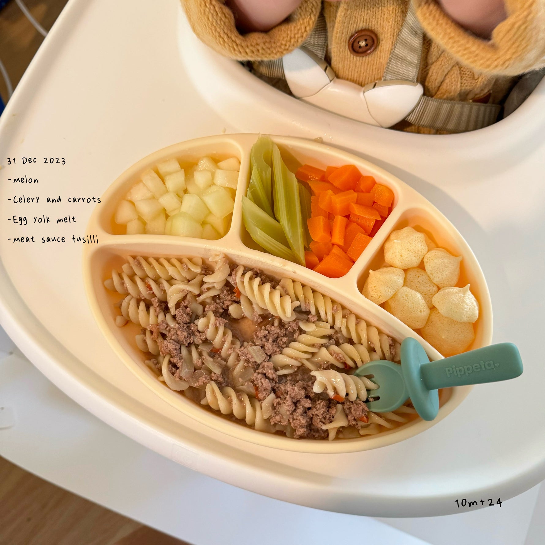 Loomie Daily Meal #16 – 10m Pasta Fun & Balanced Bites