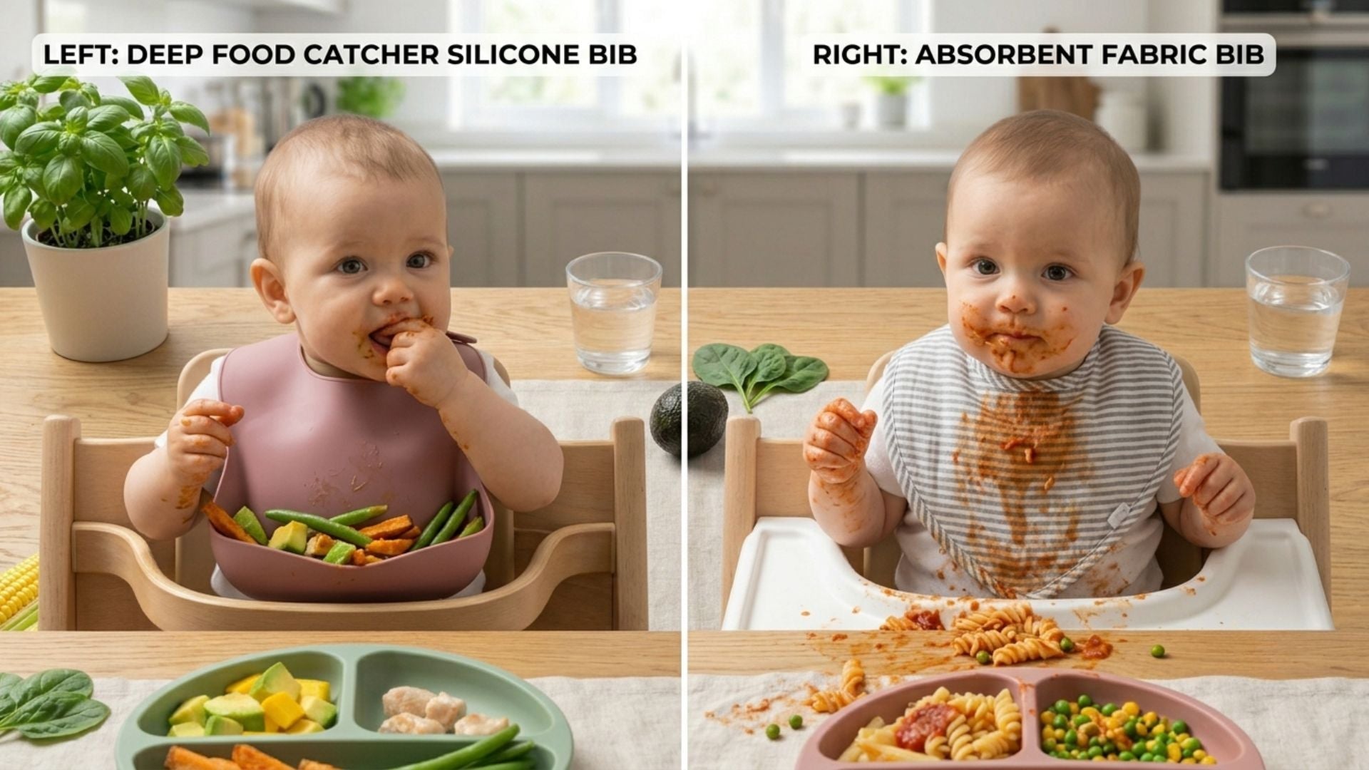 Silicone Bib vs Fabric Bib: Which Is Better for BLW?