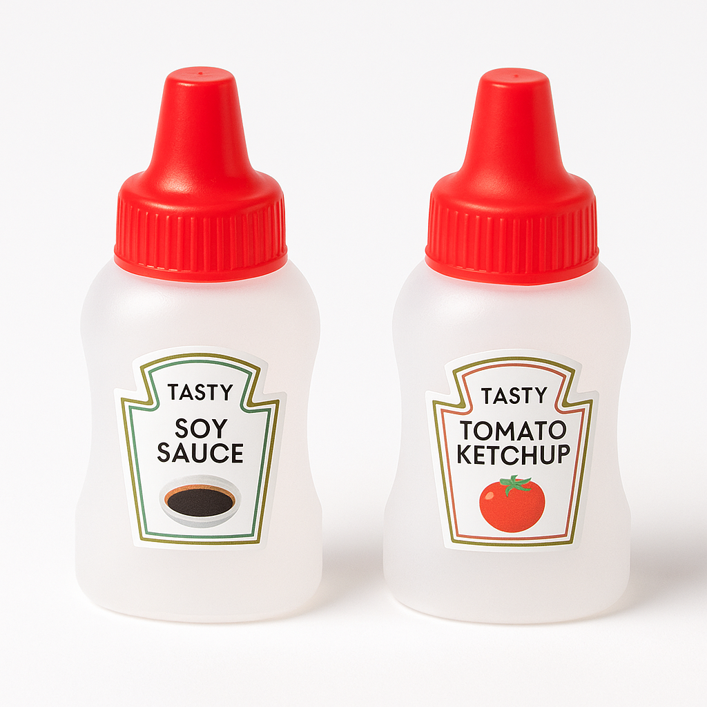 Loomie Mini On-the-Go Sauce Kit with small jars and utensils for convenient travel and meal prep, perfect for sauces.