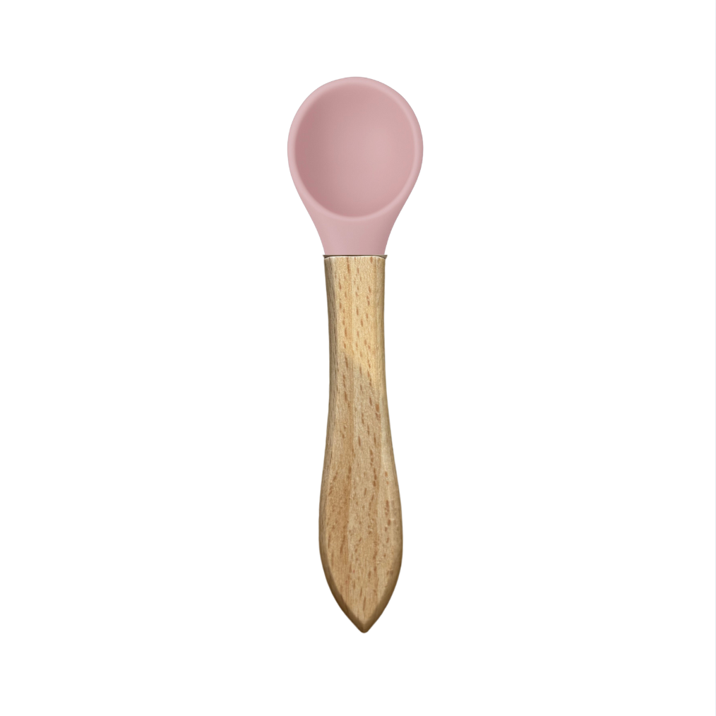 Toddler Spoon with wooden handle